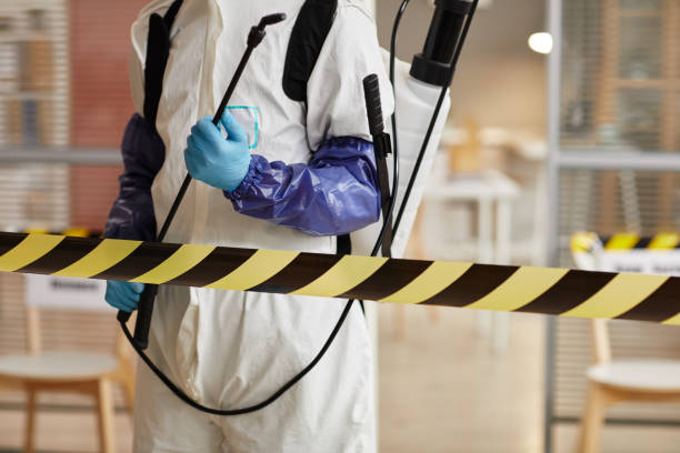 Professional Blood Cleanup technician working in Goshen, AR